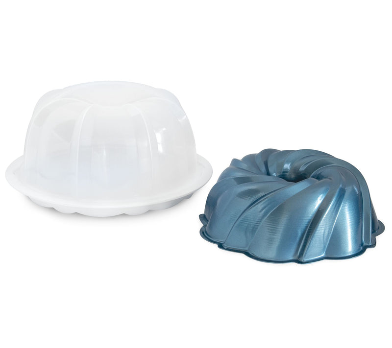 Nordic Ware Formed Aluminum Swirl Bundt & Keeper — View 6