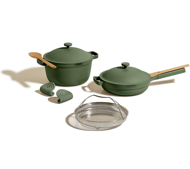 Our Place Home Cook Duo Always Pan & Perfect Pot 2.0 w/ Hot Grips — View 9
