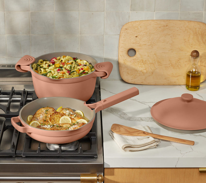 Our Place Home Cook Duo Always Pan & Perfect Pot 2.0 w/ Hot Grips — View 14