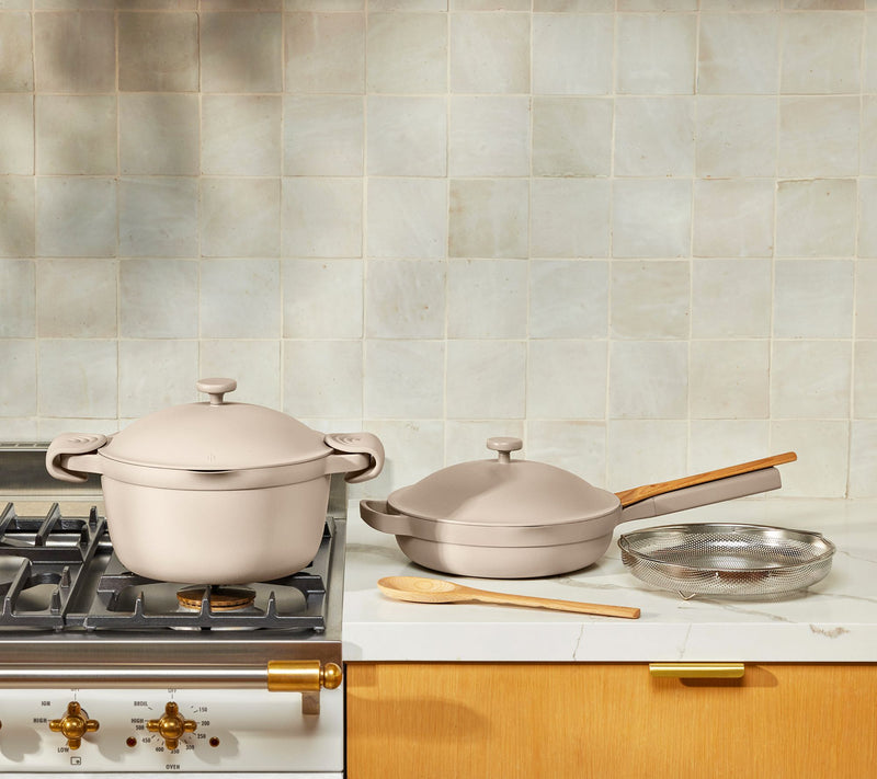 Our Place Home Cook Duo Always Pan & Perfect Pot 2.0 w/ Hot Grips — View 15