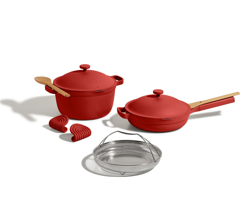 Our Place Home Cook Duo Always Pan & Perfect Pot 2.0 w/ Hot Grips — View 7