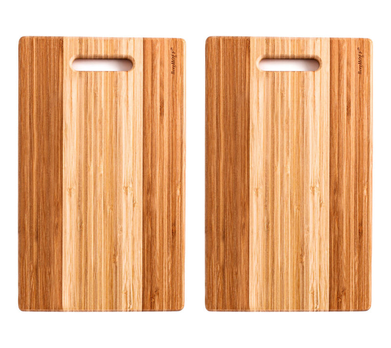 BergHOFF 2Pc Bamboo Cutting Boards 14", Rectangular, Two-tone — Main view