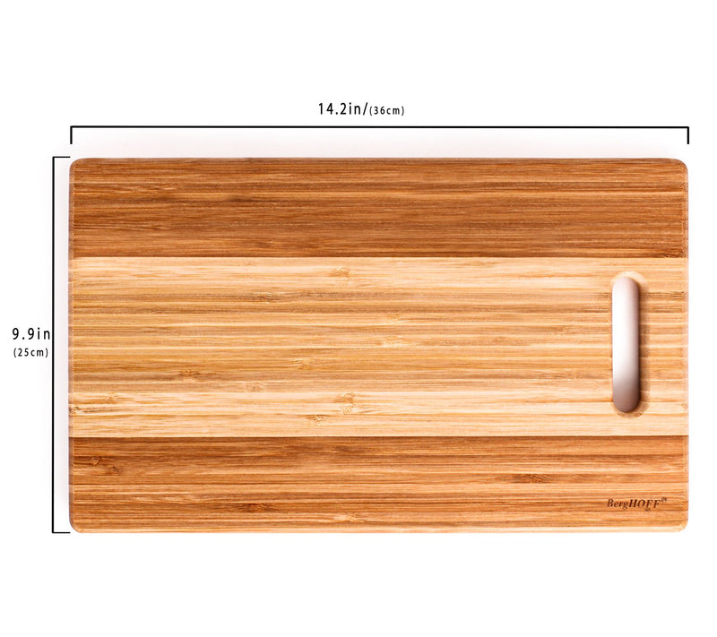 BergHOFF 2Pc Bamboo Cutting Boards 14", Rectangular, Two-tone — View 6