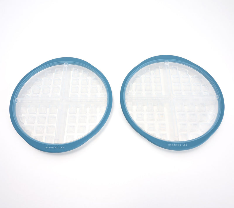 Henning Lee Look & Cook Set of 2 Silicone Waffle Pans — View 7