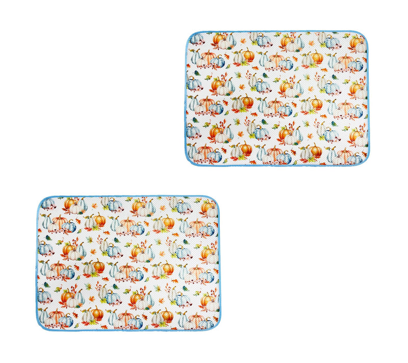 Temp-tations Thanks & Giving Reversible Microfiber Drying Mats — Main view