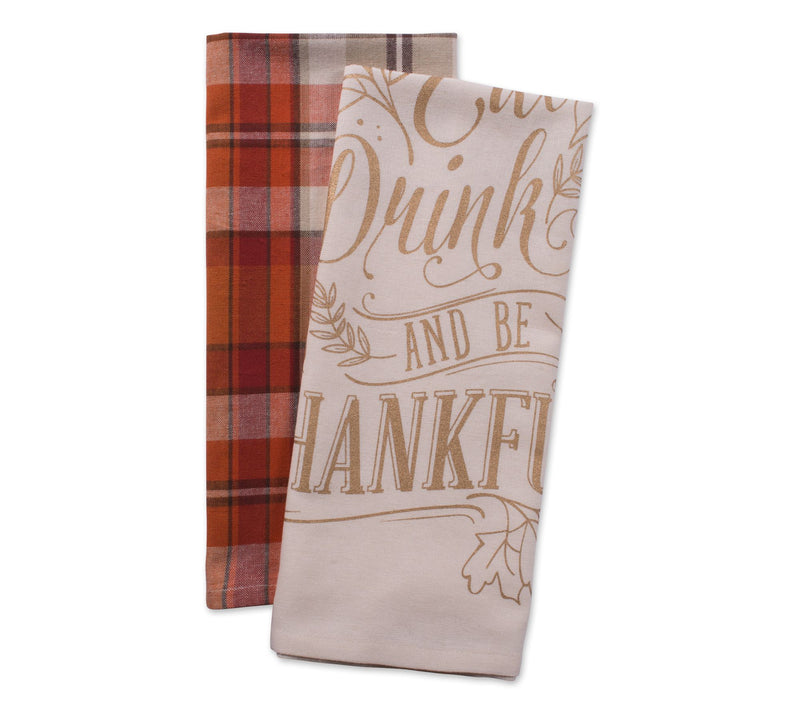 Design Imports Fall Be Thankful Kitchen Towels — View 7