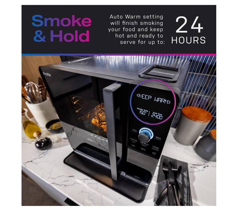 GE Profile Smart Indoor Smoker with Active Smoke Filtration — View 10