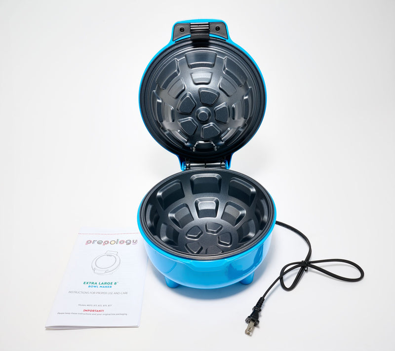 Prepology Express XL 8" Edible Bowl Maker & Recipe Book — View 12
