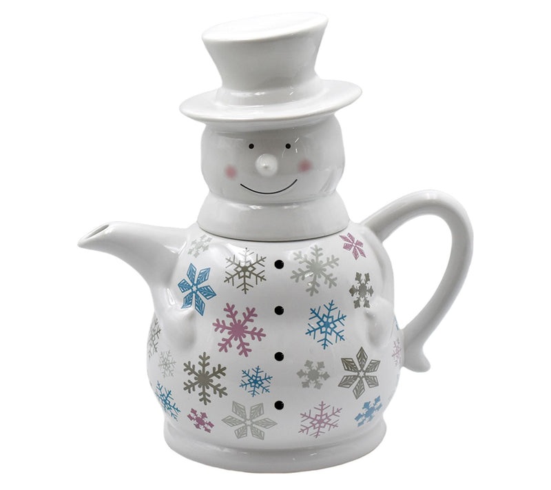 Temp-tations Nostalgic Seasonal 1.75-qt Snowman Teapot — View 5