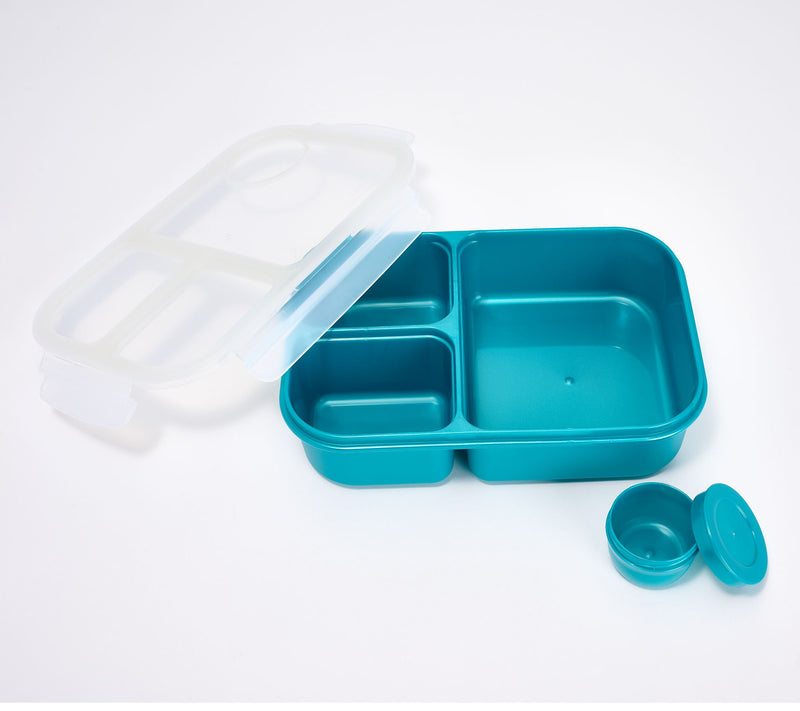 LocknLock S/2 Bento Boxes w/(2) Double Interlocking Containers — View 3