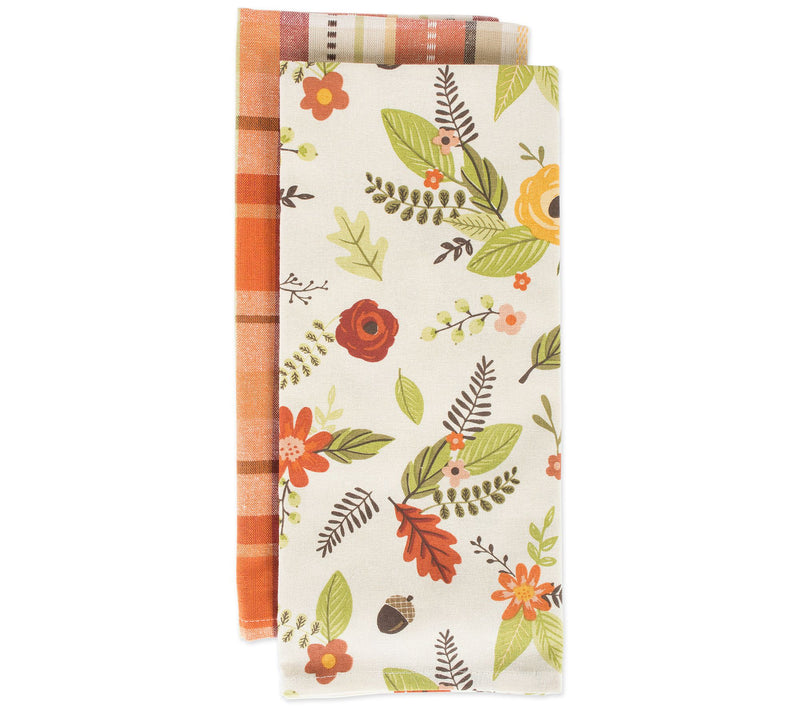 Design Imports Set of 2 Fall In Love Kitchen Towels — Main view