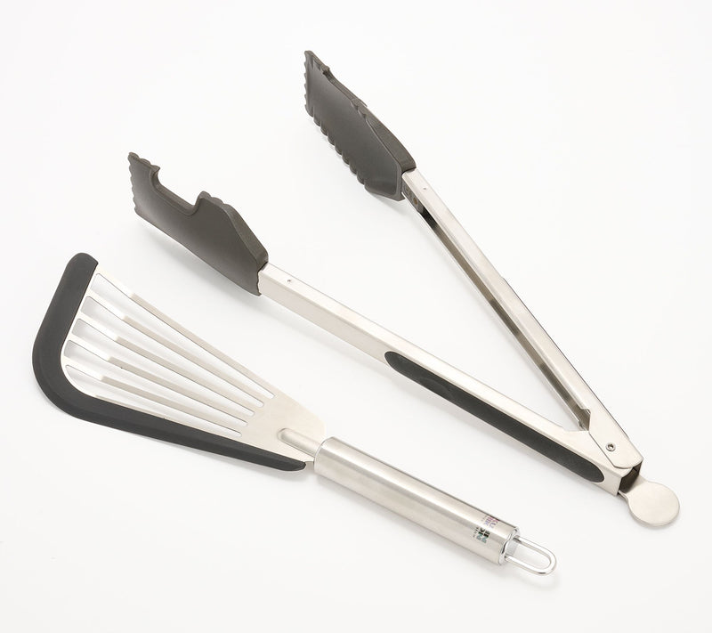 Kuhn Rikon Stainless Steel Essential Tong and Spatula Set — View 8