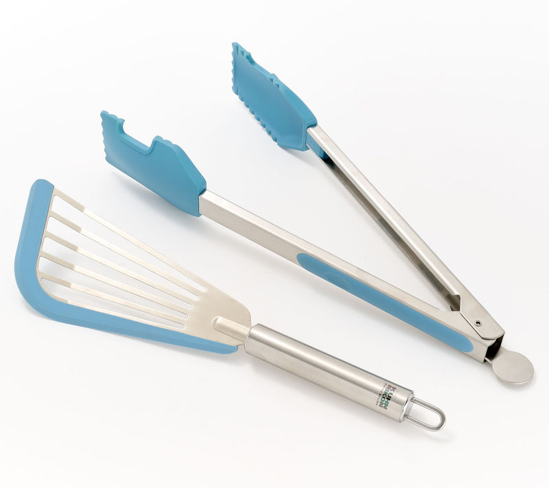 Kuhn Rikon Stainless Steel Essential Tong and Spatula Set — View 9