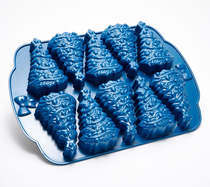 Good Housekeeping Christmas Tree 10-Compartment Cakelet Pan — View 9