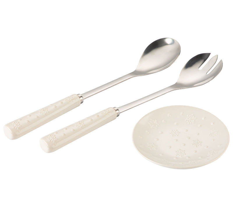 Temp-tations Seasonal Set of (2) Utensils with Spoon Rest — Main view