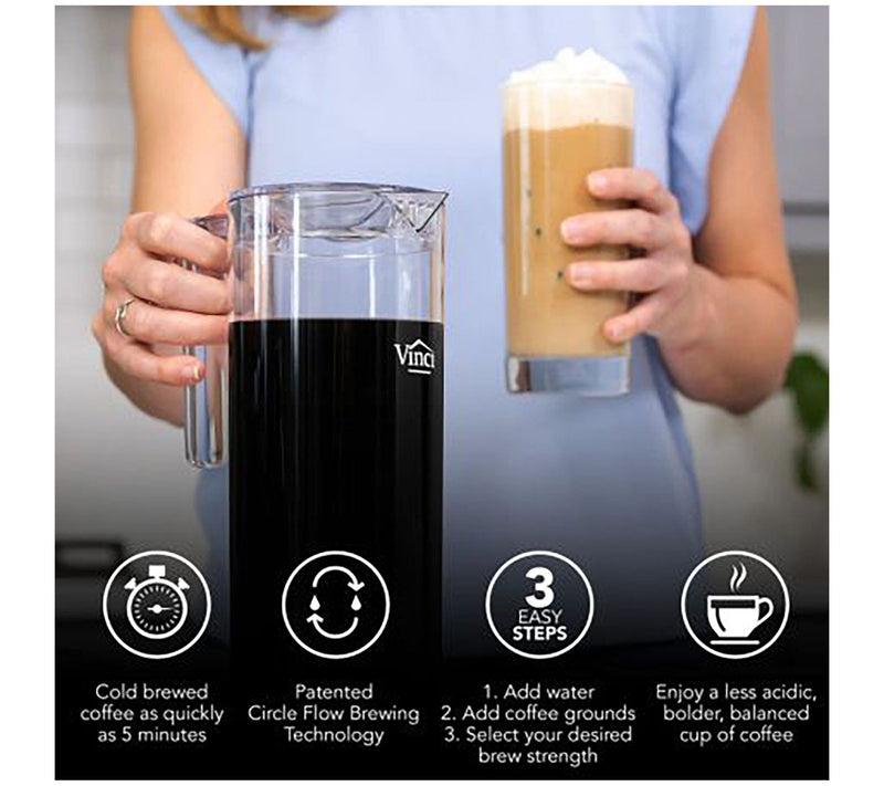 Vinci Housewares Express 2 Electric Cold Brew Coffee Maker — View 6