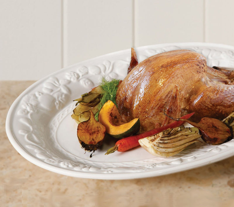 Gibson Home Fruitful 18.75 Inch Oval Platter — View 5