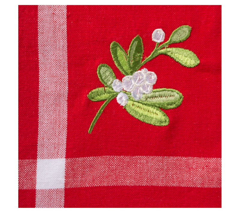 Design Imports Stripe Holiday Embroidered Kitchen Towels — View 7