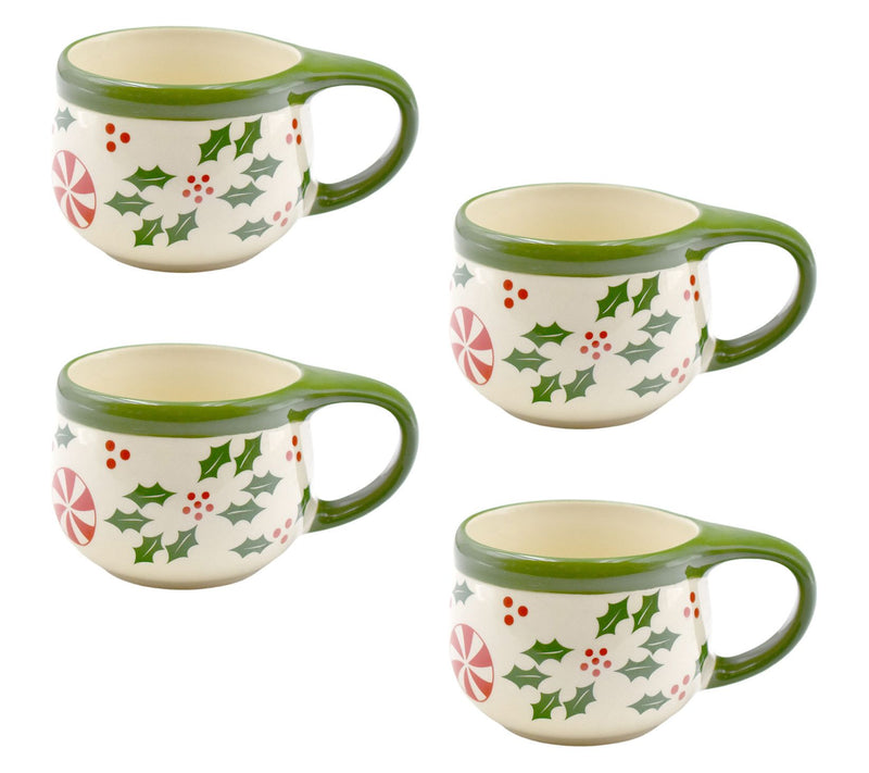 Temp-tations Seasonal Set of (4) 10-oz Mugs — Main view