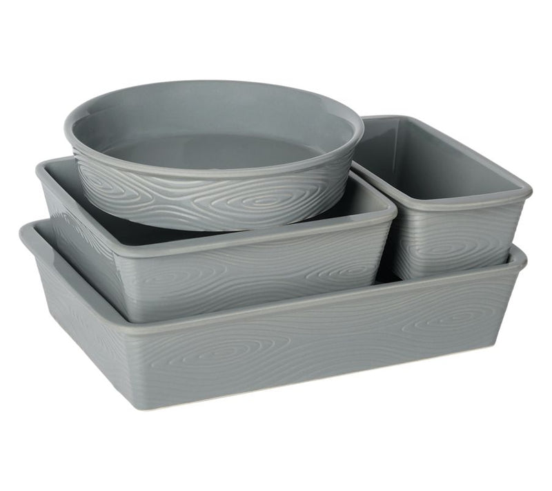 Temp-tations Woodland 5-Piece Nestable Bakeware Set — View 5