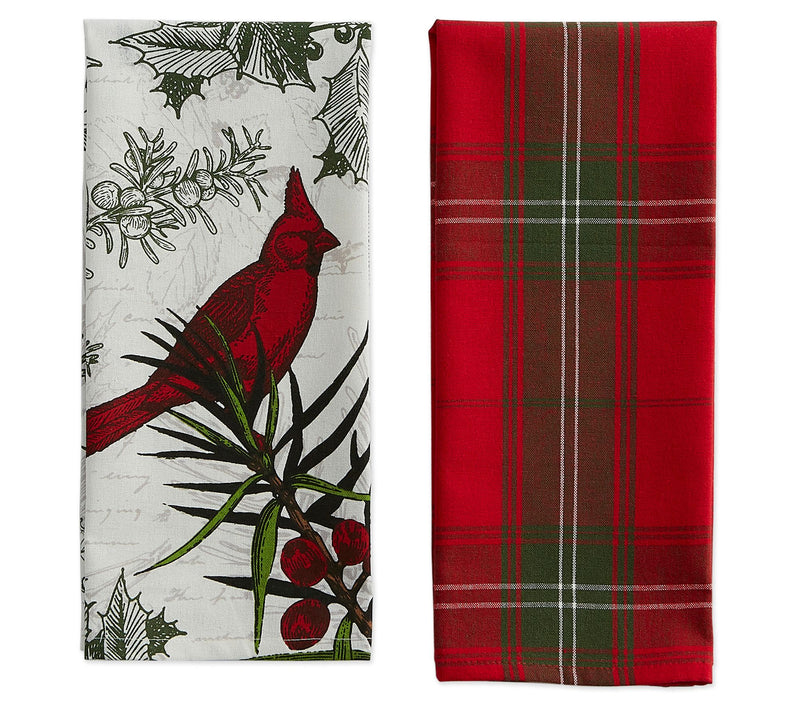 Design Imports Holiday Botanical Kitchen TowelSet/2 — Main view