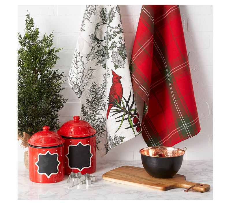 Design Imports Holiday Botanical Kitchen TowelSet/2 — View 5