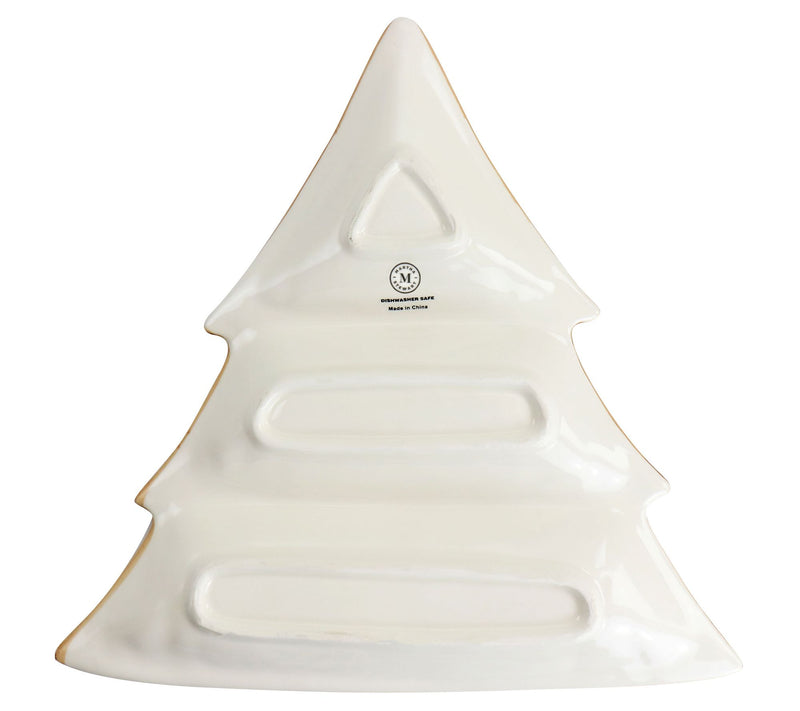 Martha Stewart Gingerbread Tree 3 Sectioned Tidbit Tray — View 4