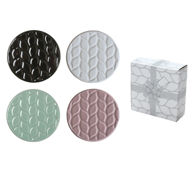 Temp-tations Seasonal Set of (4) Coasters with Gift Box — Main view