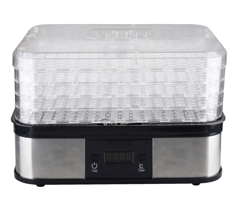 MegaChef 5 Tray Food Dehydrator w/ Timer & Temperature Control — View 7
