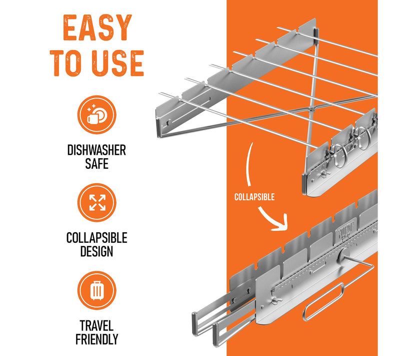 Yukon Glory Rotating Skewer Rack — View 4