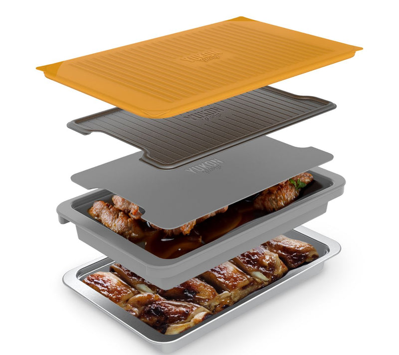 Premium Grill Prep N Serve with Defrosting Tray — View 4