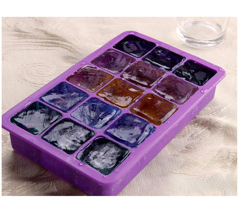 Elbee Home 15 Cube Silicone Ice Cube Mold — View 6