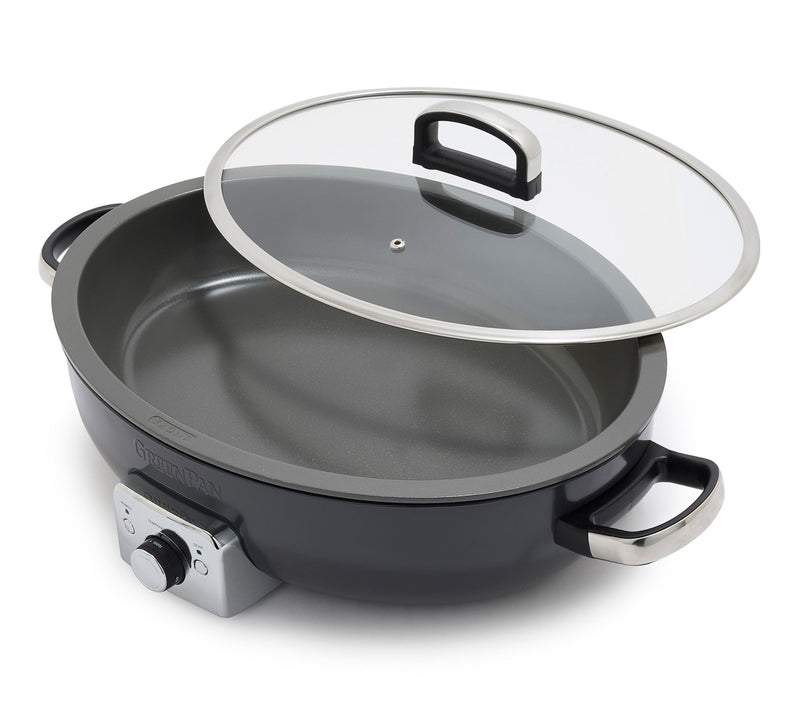 GreenPan Elite 5.5Qt Everyday Electric Oval Skillet — View 13