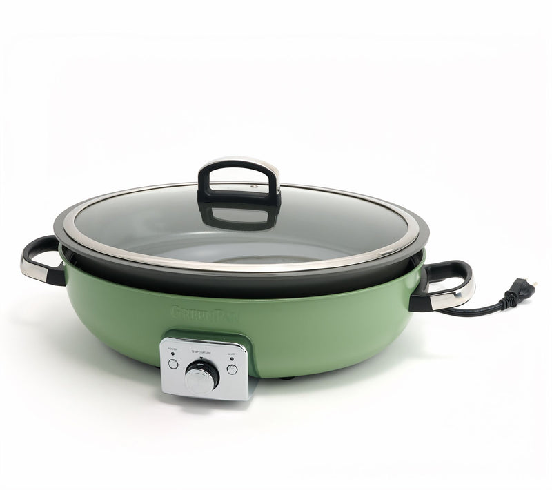 GreenPan Elite 5.5Qt Everyday Electric Oval Skillet — Main view