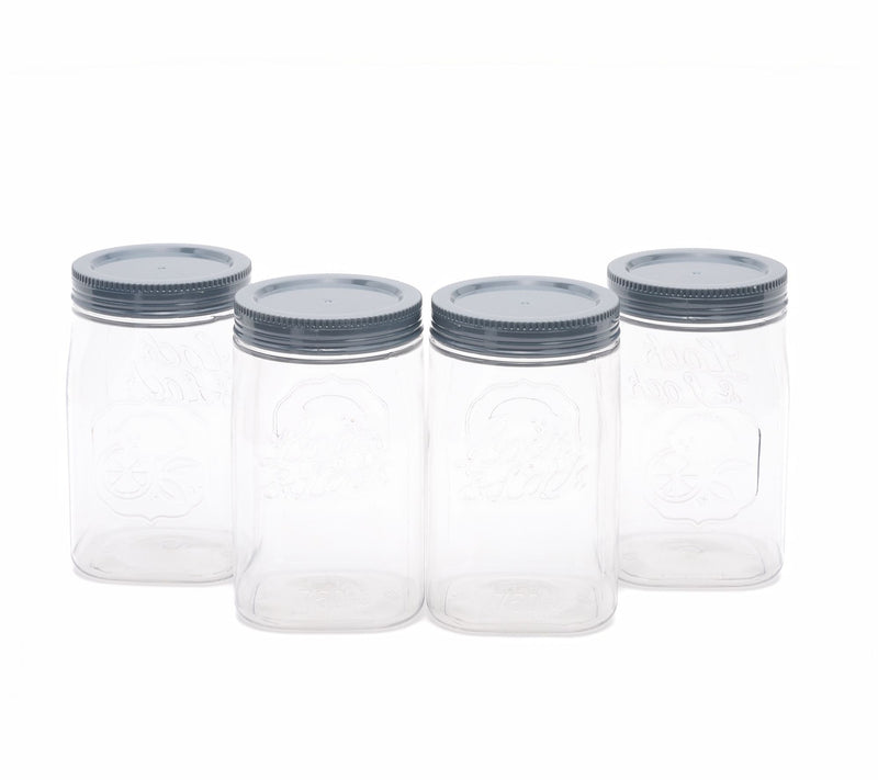 LocknLock Set of (4) Twist Lid Mason Jar Canisters — View 10