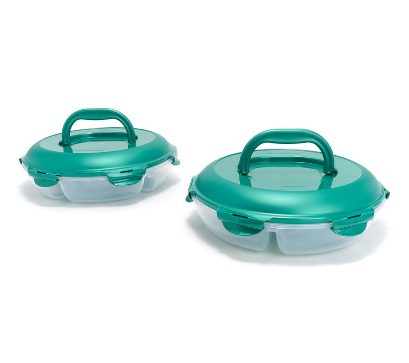 LocknLock Set of 2 Chip & Dip Storage Set w/ Handle Lids — View 7