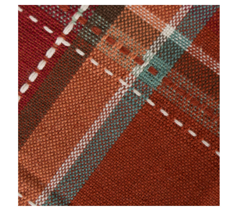 Design Imports Set of 6 Autumn Spice Plaid Napkins — View 5