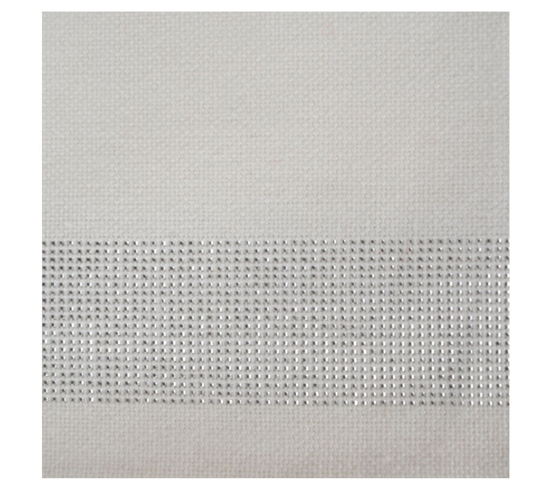 Design Imports Set of 6 Silver Sparkle Stripe Napkins — View 7
