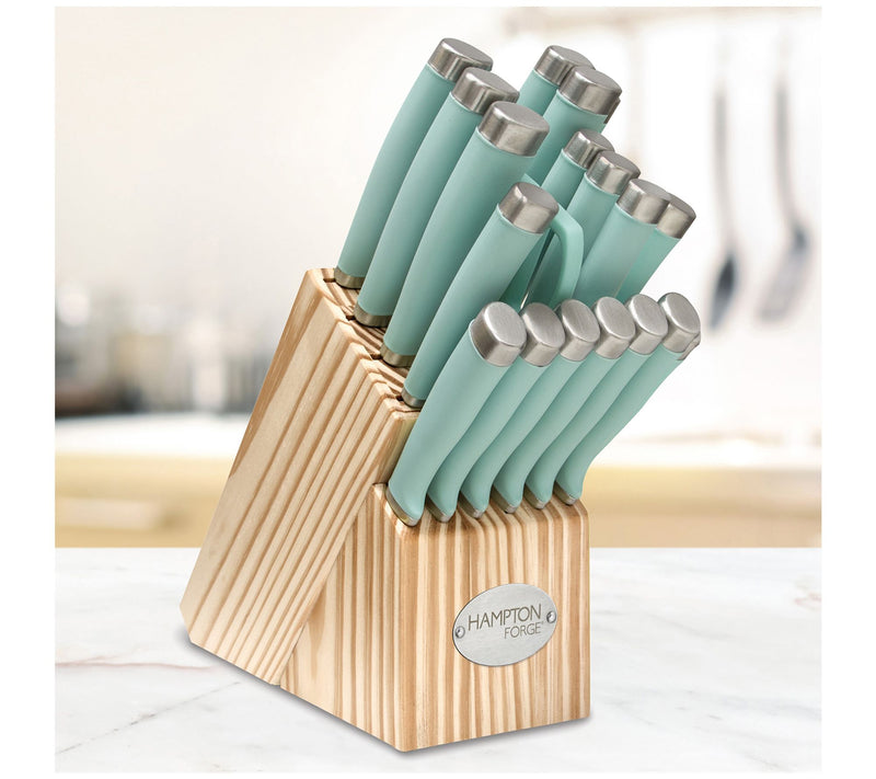 Hampton Forge Epicure Pistachio 17 Pc Block Set — View 5