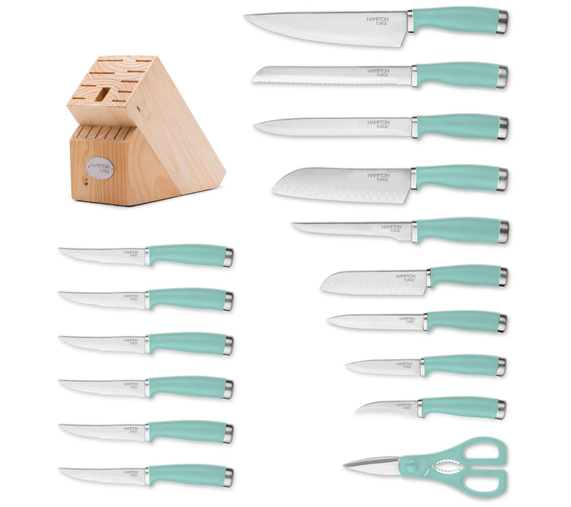 Hampton Forge Epicure Pistachio 17 Pc Block Set — View 4