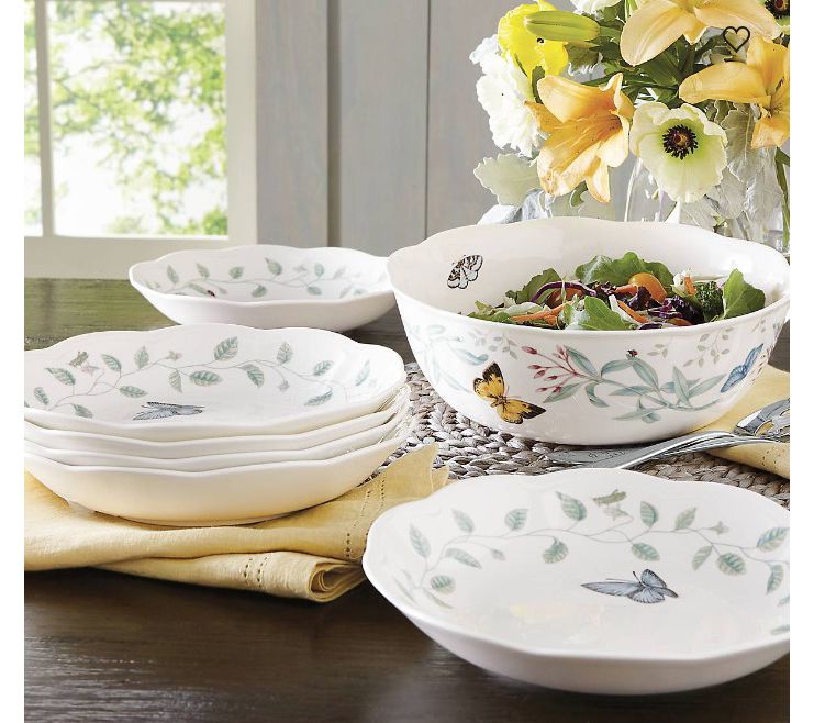 Lenox Butterfly Meadow 7-Piece Bowl Set — View 5