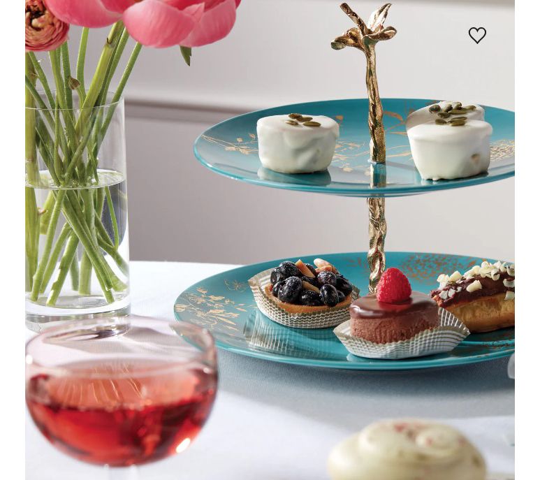 Lenox Sprig & Vine 2-Tiered Server — View 4