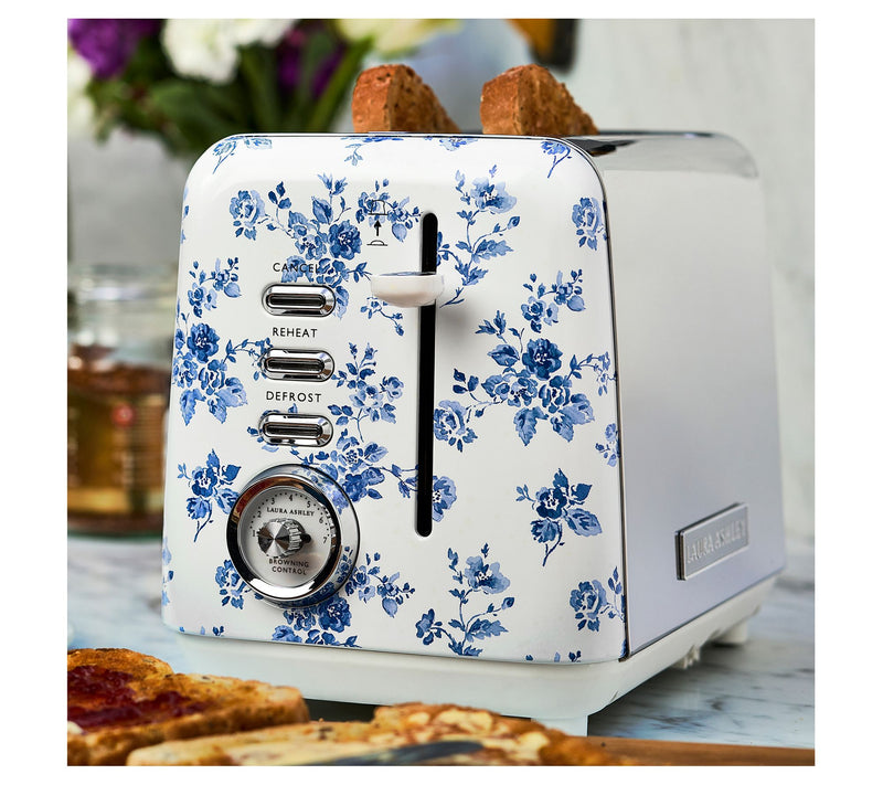 Laura Ashley 2-Slice Wide Slot Toaster with Warming Rack — View 14