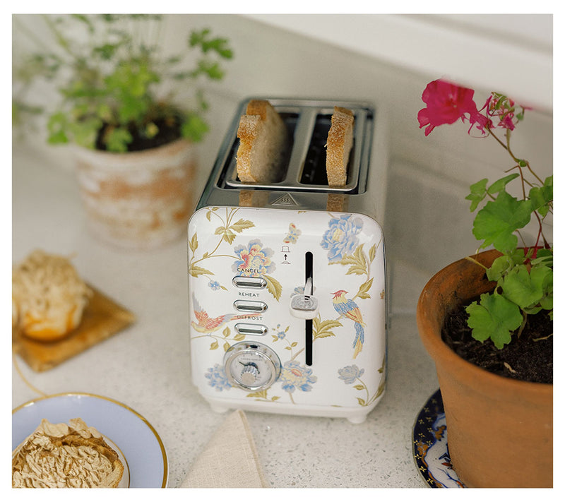 Laura Ashley 2-Slice Wide Slot Toaster with Warming Rack — View 13