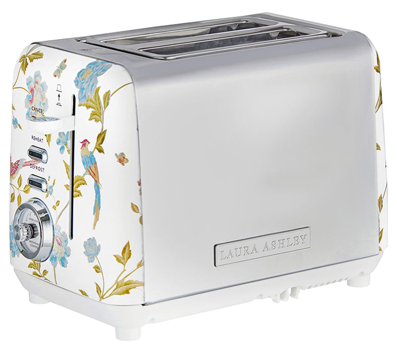Laura Ashley 2-Slice Wide Slot Toaster with Warming Rack — View 6