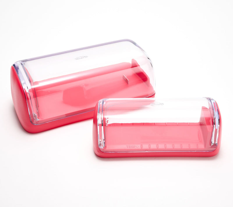 Chef'n Set of 2 Slice & Store Butter & Cheese Dishes — View 12