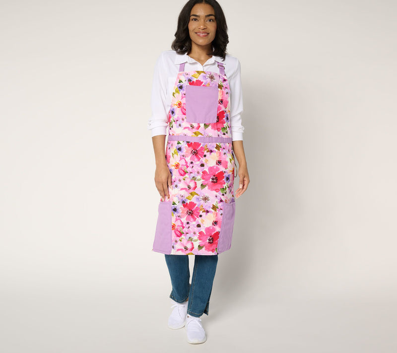 Prepology 2-in-1 Apron w/ Built in Oven Mitts — Main view