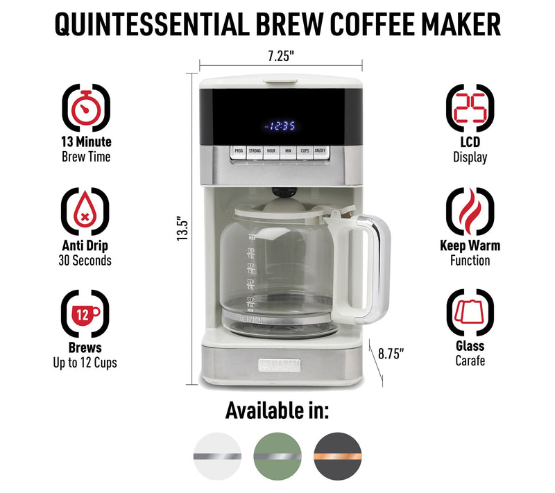 HADEN Quintessential Brew 12-Cup Digital CoffeeMaker — View 2