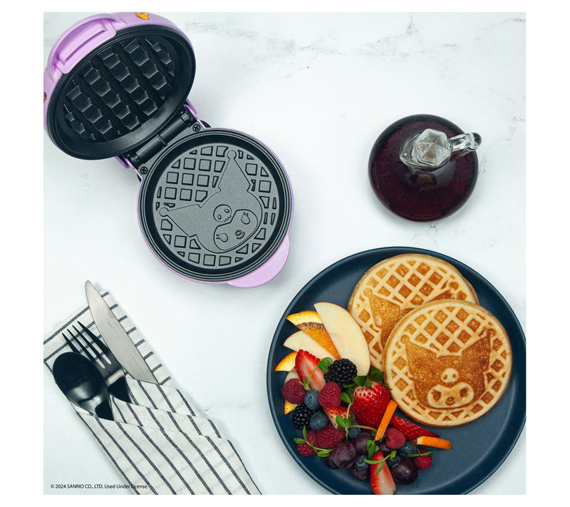 Uncanny Brands Hello Kitty Kuromi Mini Waffle Maker — View 3