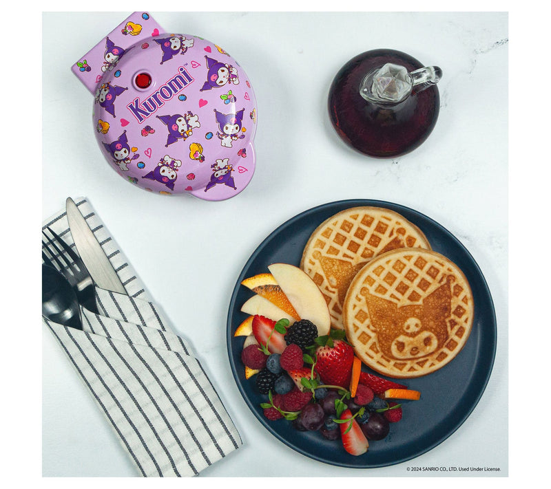 Uncanny Brands Hello Kitty Kuromi Mini Waffle Maker — View 2